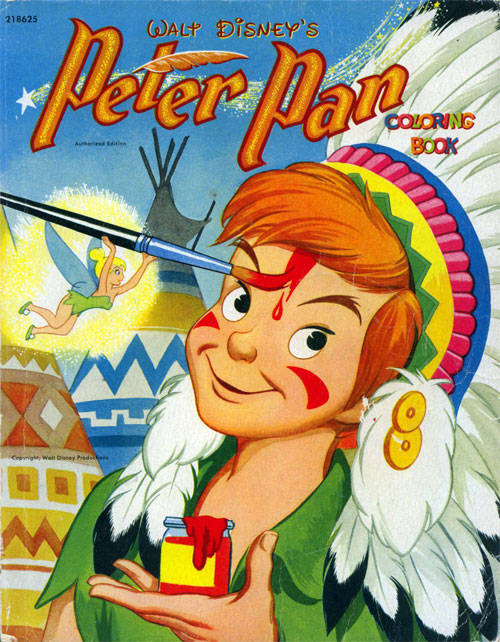 Peter Pan (Coloring Book; 1952) Whitman Peter Pan (Coloring Book; 1952) Whitman