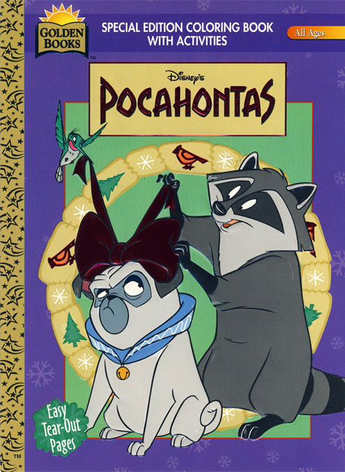 Pocahontas (Christmas Coloring Book; 1995) Golden Books