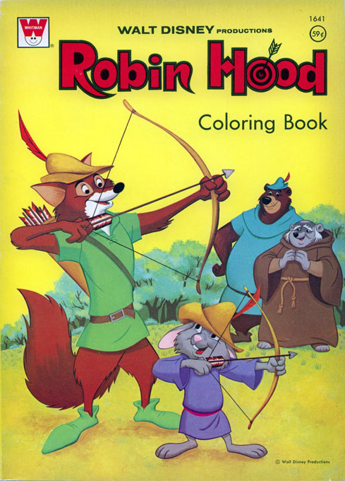 Robin Hood (Coloring Book; 1973) Whitman