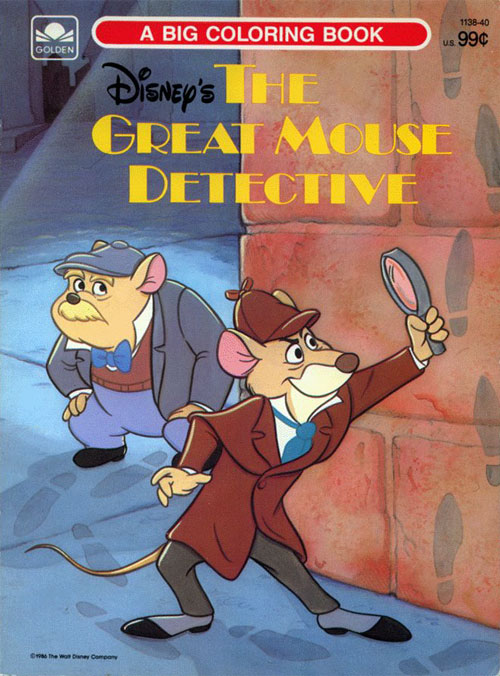 Great Mouse Detective (Coloring Book; 1986) Golden Books