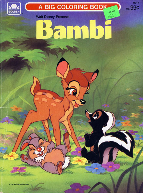 Bambi (Coloring Book; 1986) Golden Books Bambi (Coloring Book; 1986) Golden Books