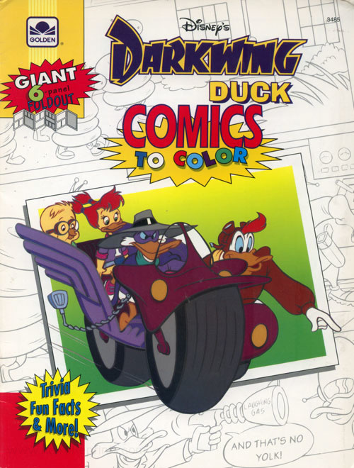 Darkwing Duck (Comics to Color; 1992) Golden Books