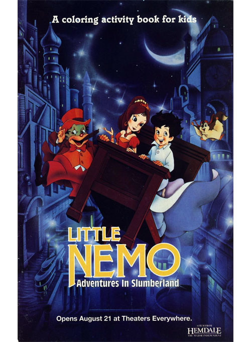 Little Nemo: Adventures in Slumberland (Coloring Book; 1989) Hemdale Little Nemo: Adventures in Slumberland (Coloring Book; 1989) Hemdale