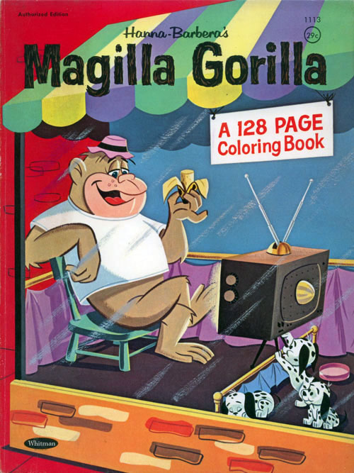 Magilla Gorilla (Coloring Book; 1964) Whitman