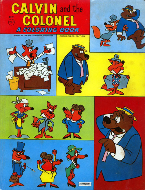 Calvin & the Colonel (Coloring Book; 1962) Saalfield Calvin & the Colonel (Coloring Book; 1962) Saalfield