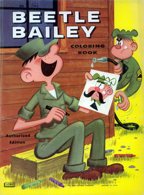 Beetle Bailey (Coloring Book; 1961) Lowe Beetle Bailey (Coloring Book; 1961) Lowe