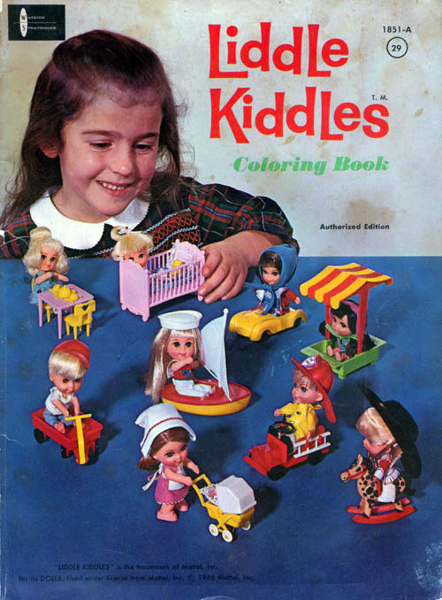 Liddle Kiddles (Coloring Book; 1966) Watkins Strathmore