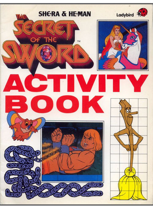 He-man & She-Ra: Secret of the Sword Activity Book (1985) Ladybird He-man & She-Ra: Secret of the Sword Activity Book (1985) Ladybird