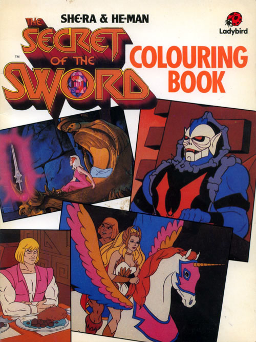 He-man & She-Ra: Secret of the Sword Colouring Book (1985) Ladybird He-man & She-Ra: Secret of the Sword Colouring Book (1985) Ladybird