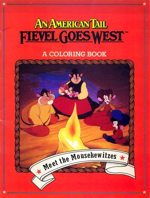 American Tail: Fievel Goes West (Meet the Mousekewitzes; 1991) Grosset & Dunlap