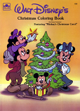 Mickey's Christmas Carol (Coloring Book; 1989) Golden Books